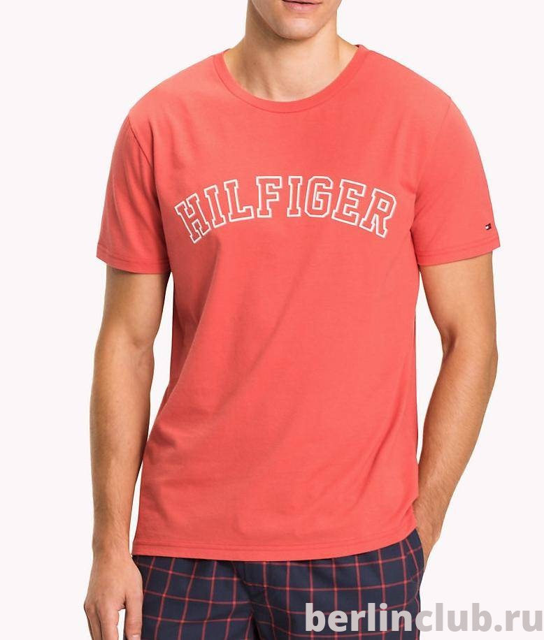 Хлопковая футболка Tommy Hilfiger 672 красный - купить с доставкой по России, оплата при получении